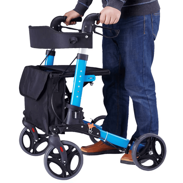 Rollator Walkers for Seniors - 4 Wheels Elderly Walker