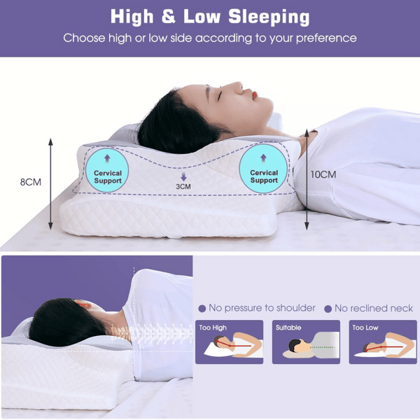 Butterfly Shape Relaxing Cervical Sleeping Pillow